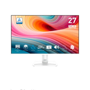 MONITOR MSI PRO MP275W E2 / FHD / 120HZ / IPS / 27″ / DP / HDMI / VGA